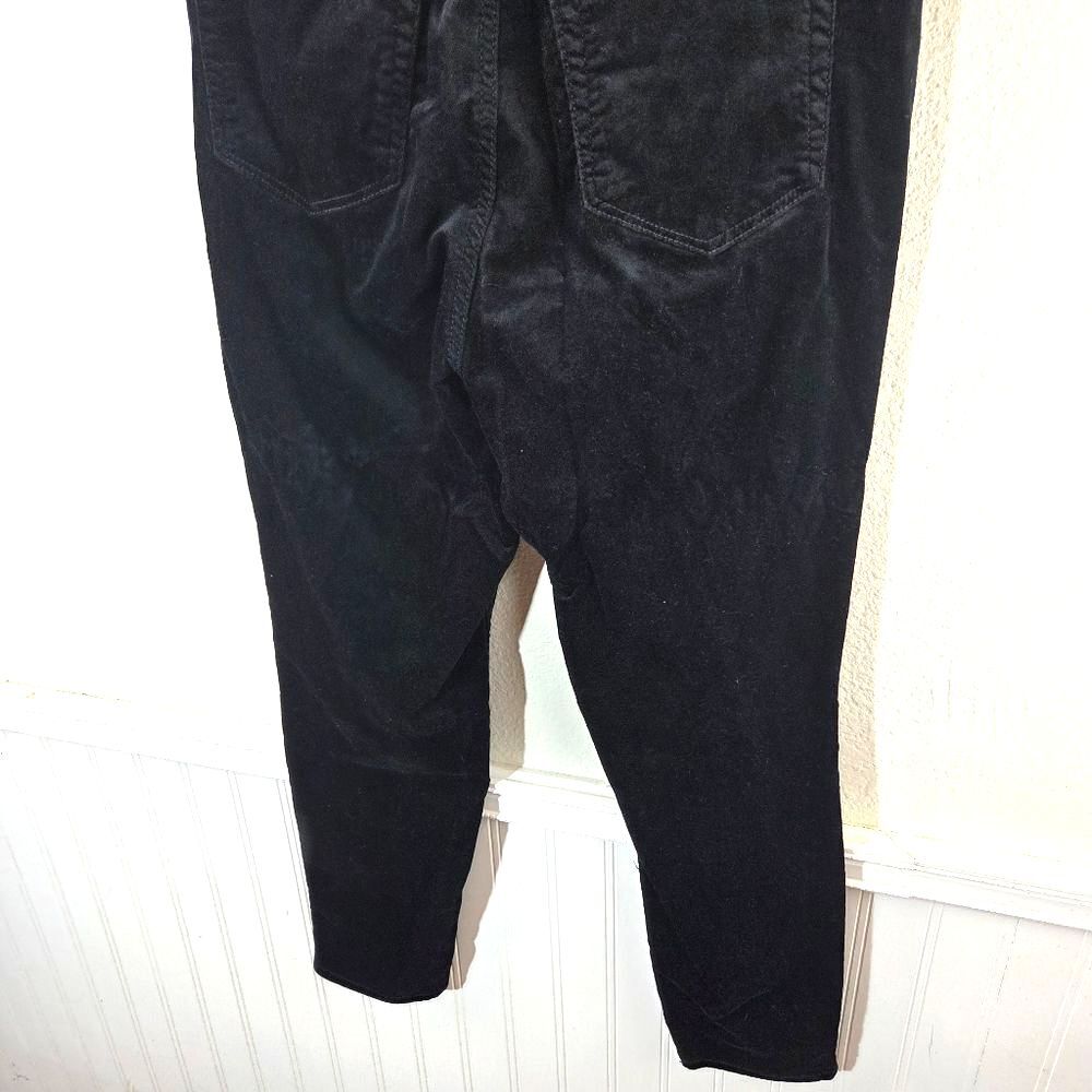 Loft Women's Classic Black Velvet Dress Pants Size 30/10/Medium - Picture 3 of 11